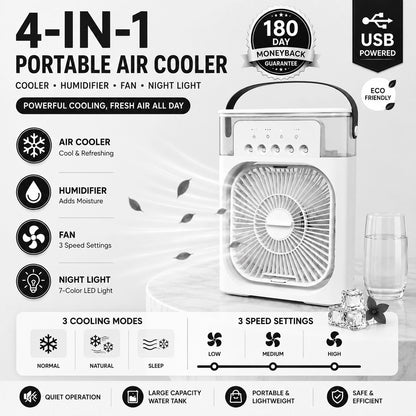 Vitonest™ | Portable Air Conditioners, 4-in-1 Evaporative Air Cooler