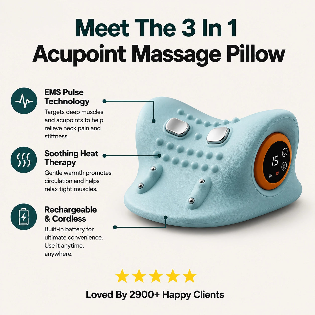Vitonest™ | Acupoint Massage Pillow