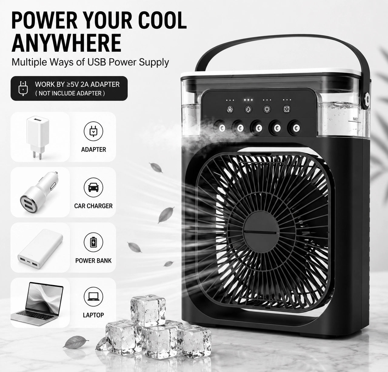 Vitonest™ | Portable Air Conditioners, 4-in-1 Evaporative Air Cooler