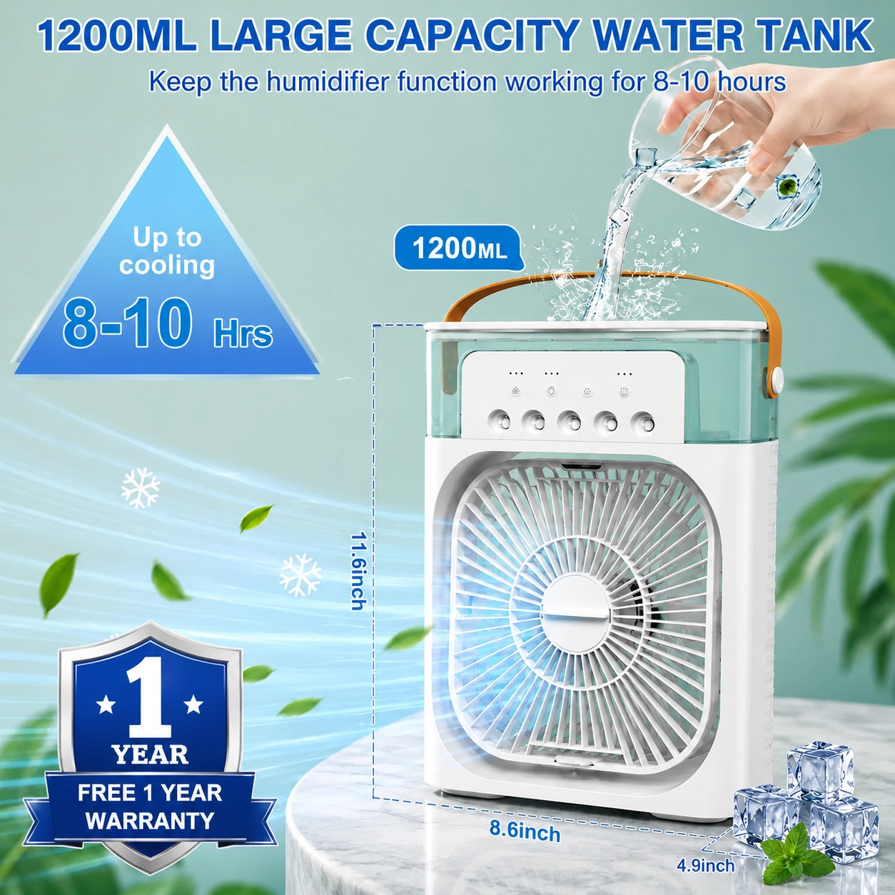 Vitonest™ | Portable Air Conditioners, 4-in-1 Evaporative Air Cooler