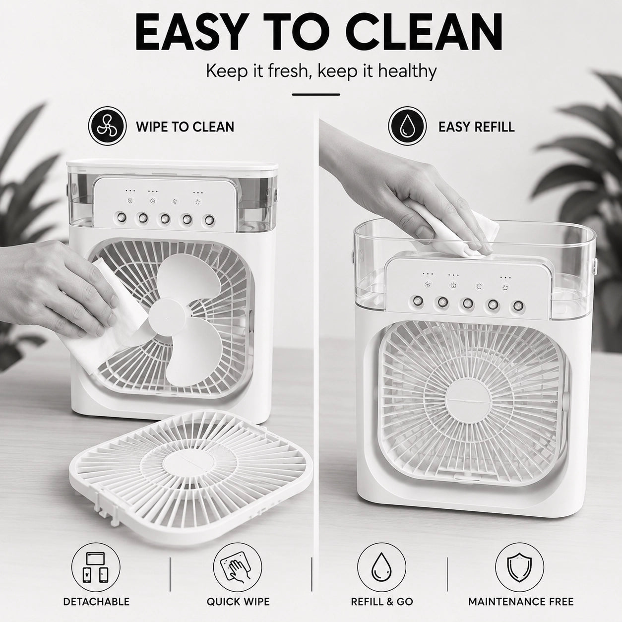 Vitonest™ | Portable Air Conditioners, 4-in-1 Evaporative Air Cooler