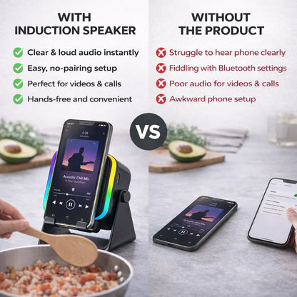 Vitonest™ 3 In 1 Phone Induction Speaker