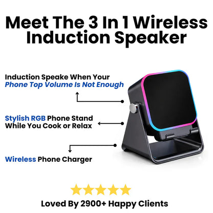 Vitonest™ 3 In 1 Phone Induction Speaker